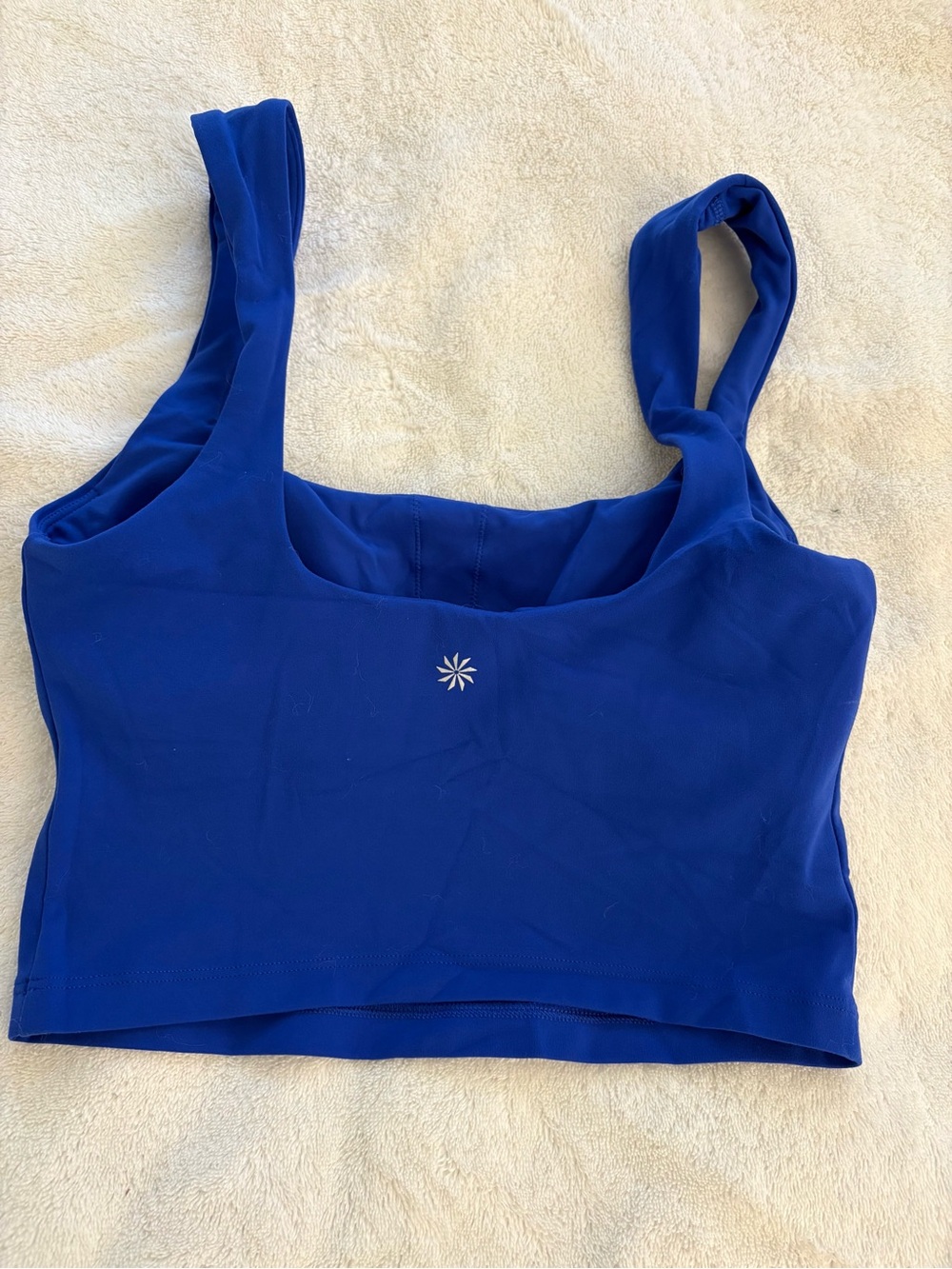 Athleta Electric Blue Midi Skirt with Elastic Waist Skirt Set - Picture 4 of 4